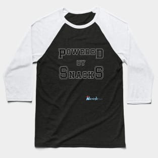 Powered By Snacks Baseball T-Shirt